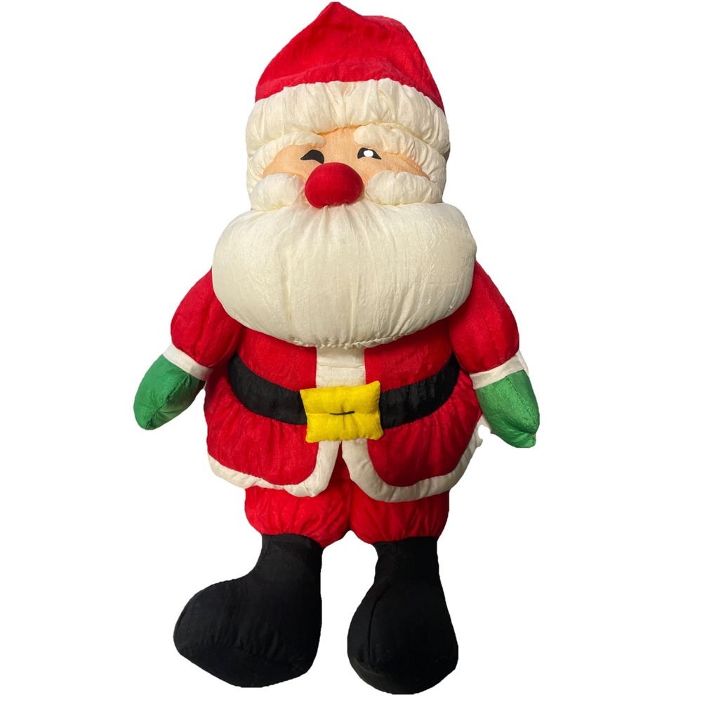 VTG Hallmark Santa Claus Plush 14" Retired Christmas Holiday Decor Collectible